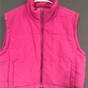 Vibrant Pink Puffer Vest